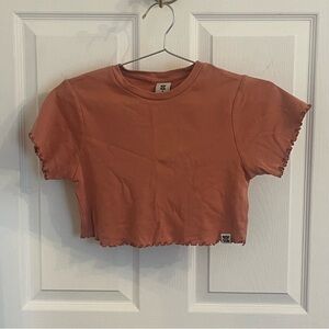 Lucy & Yak Rust Crop Top